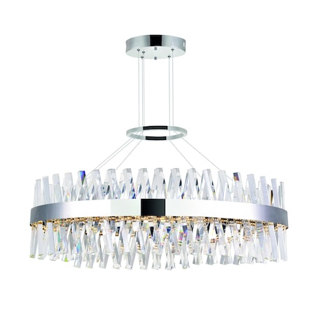 Cwi Lighting Glace LED Chandelier With Chrome Finish 1220P40-601-O
